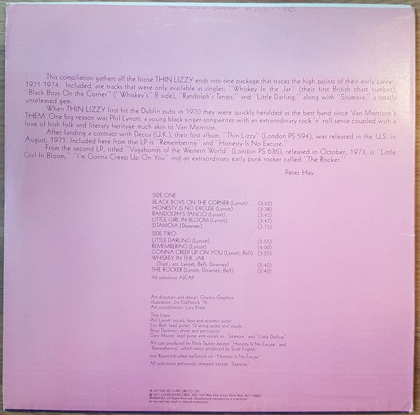 Thin Lizzy - Rocker (1971-1974) (LP, Comp) London Records