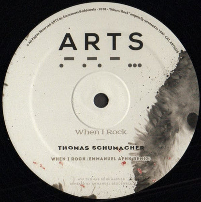 Thomas Schumacher - When I Rock (12") Arts Vinyl