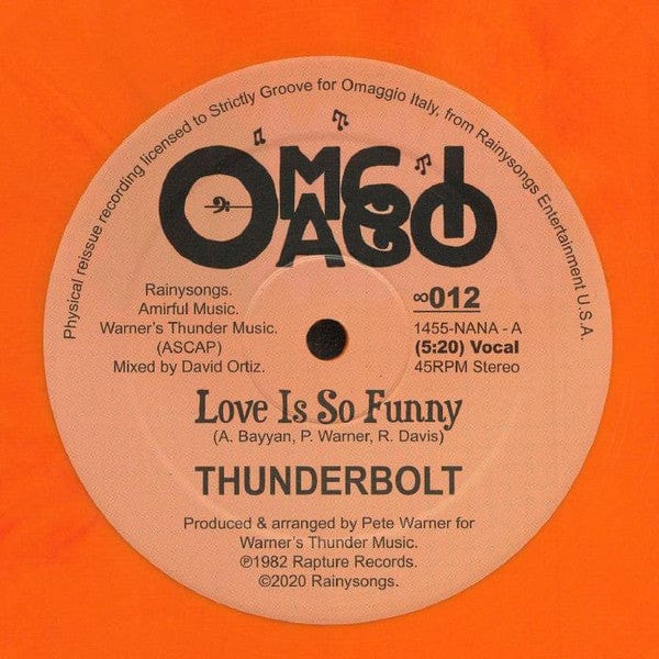 ThunderbolT (5) - Love Is So Funny (12") Omaggio Vinyl