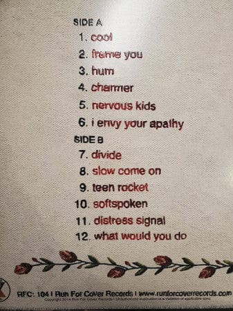 Tigers Jaw – Charmer (LP, Tangerine, Run For Cover Records, 2022) Image 3