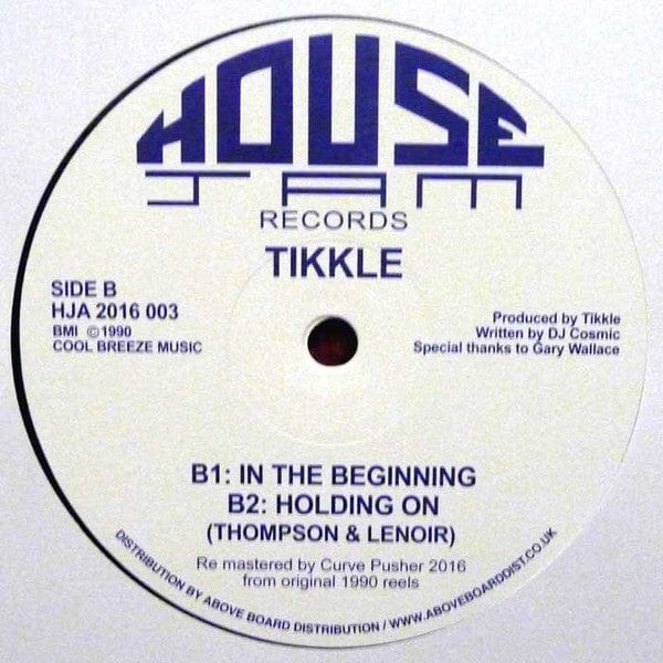 Tikkle - Outer Limits (12", RE) House Jam Records