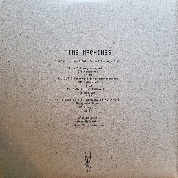 Time Machines – Time Machines (2xLP, Green & Black Splatter, Dais Records, 2021) Image 4