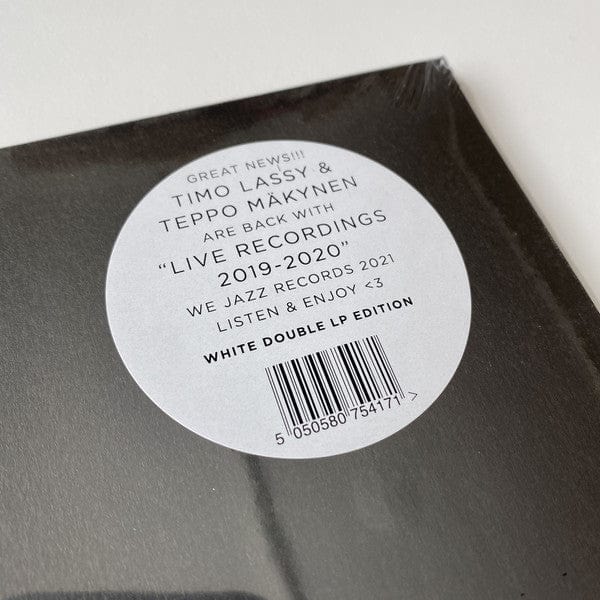 Timo Lassy & Teppo Mäkynen - Live Recordings 2019-2020 (2xLP, Album, Whi) on We Jazz at Further Records