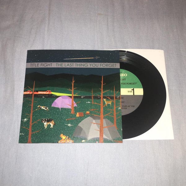 Title Fight – The Last Thing You Forget (7", Run For Cover Records, 2015) Back Cover