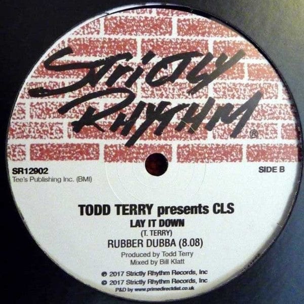 Todd Terry Presents  CLS - Lay It Down (12") Strictly Rhythm Vinyl