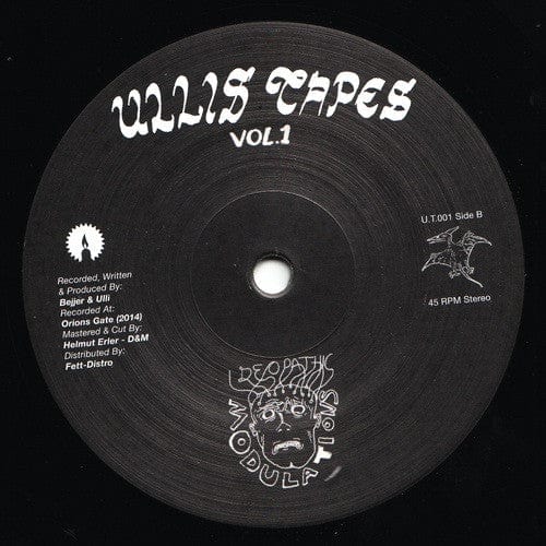 Tom Ace (3), Bejjer - Ullis Tapes Vol. 1 (12") Ullis Tapes Vinyl