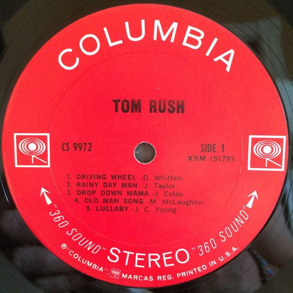 Tom Rush - Tom Rush (LP, Album) Columbia