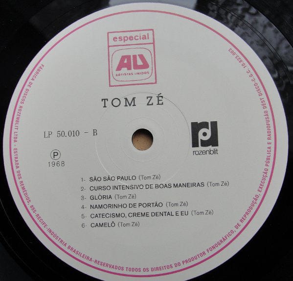 Tom ZÃ© - Grande LiquidaÃ§Ã£o (LP, RE, RM) Mr Bongo, Rozenblit 7 11969 11751 6