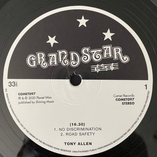 Tony Allen And The Afro Messengers - No Discrimination (LP) Grandstar Records,Comet Records Vinyl 3760179355642