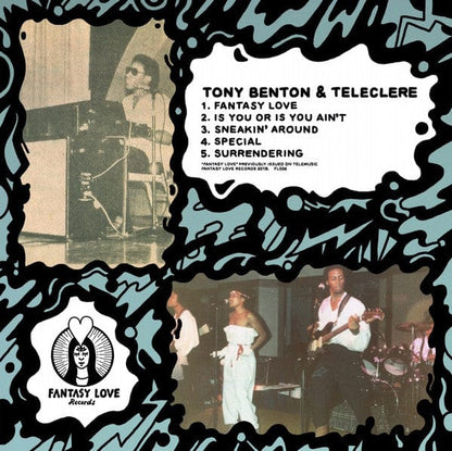Tony Benton & Teleclere - Fantasy Love E.P. (12") Fantasy Love Records Vinyl