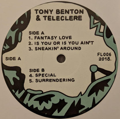 Tony Benton & Teleclere - Fantasy Love E.P. (12") Fantasy Love Records Vinyl