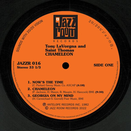 Tony Lavorgna The St. Thomas Jazz Quartet – Chameleon (LP, Jazz Room Records, 2022) Image 3