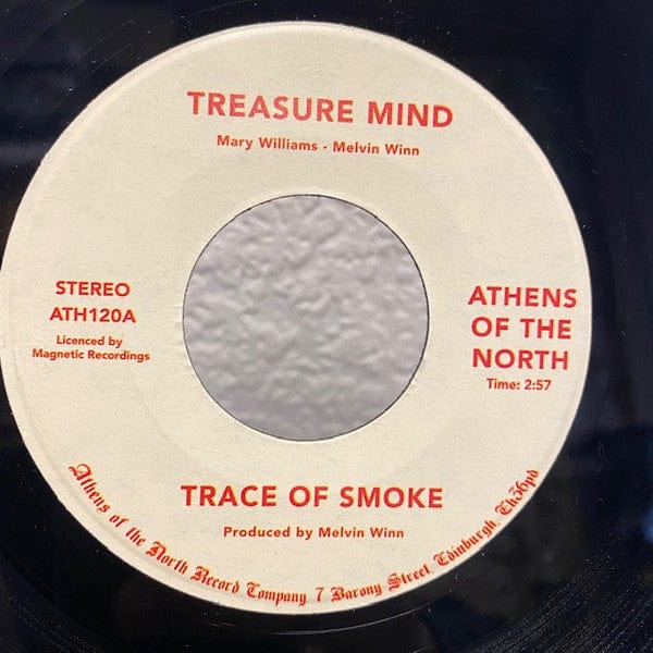 Trace Of Smoke – Treasure Mind / U.R. (7", Athens Of The North, 2022) Front Cover