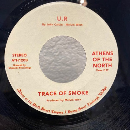 Trace Of Smoke – Treasure Mind / U.R. (7", Athens Of The North, 2022) Back Cover
