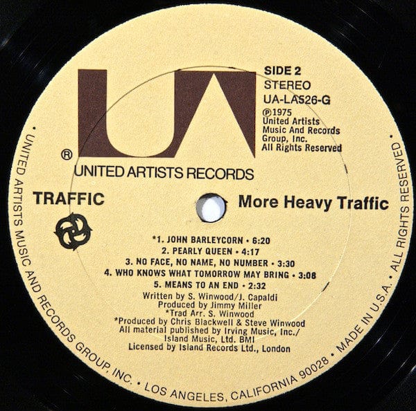 Traffic - More Heavy Traffic (LP, Comp) on Further Records at Further Records