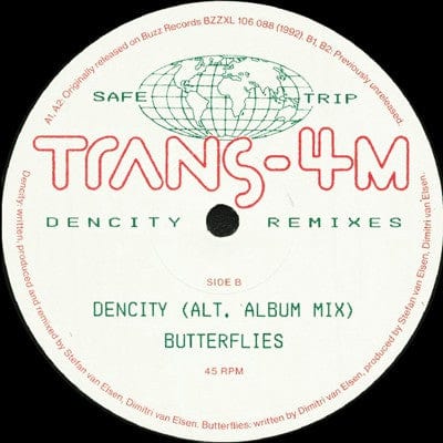 Trans-4M - Dencity Remixes (12") Safe Trip Vinyl