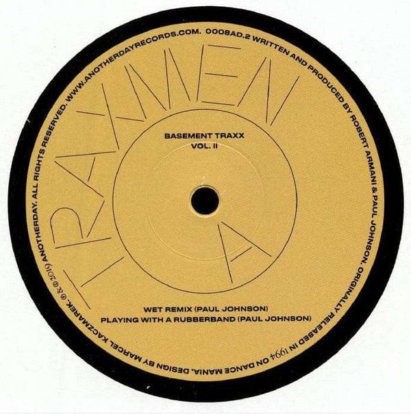 Traxmen - Basement Traxx Vol. II (12") Anotherday Records