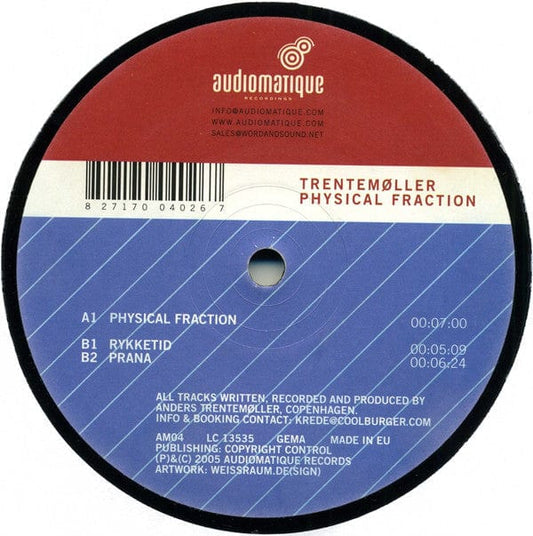 TrentemÃ¸ller - Physical Fraction (12") Audiomatique Recordings