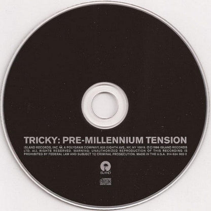 Tricky - Pre-Millennium Tension (CD) Island Records CD 731452430229
