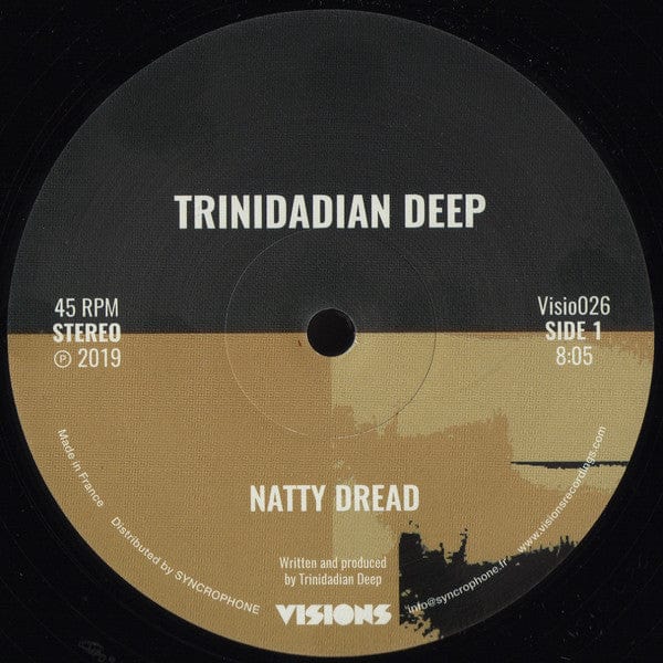 Trinidadian Deep - Natty Dread (12") Visions Inc Vinyl