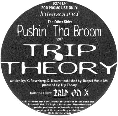 Trip Theory – 8 Dayz A Tweak / Pushin' The Broom (12", Intersound, 1997) Front Cover
