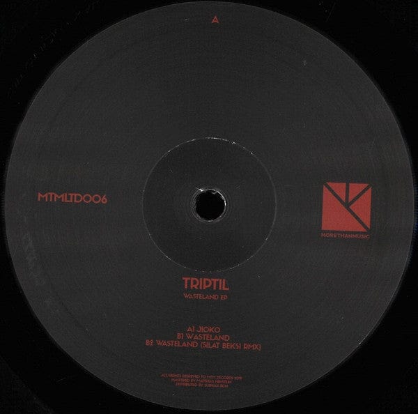 Triptil - Wasteland EP (12") More Than Music Vinyl