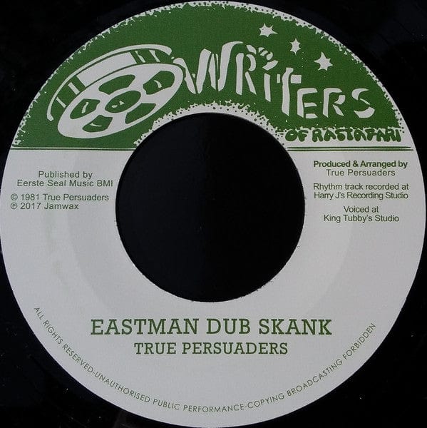 True Persuaders -  Roots Man Skank (7") Writers Of Rastafari, Jamwax Vinyl