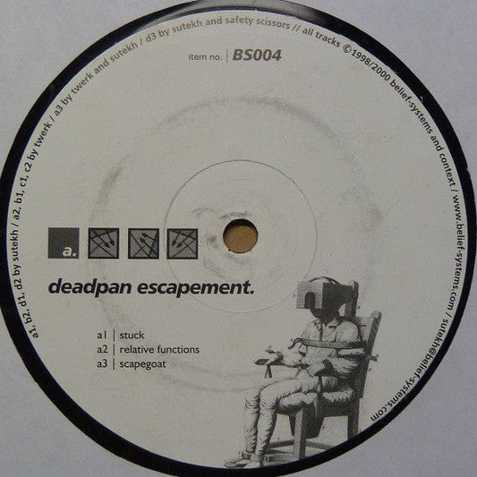 Twerk and Sutekh - Deadpan Escapement (2x12") Belief Systems Vinyl