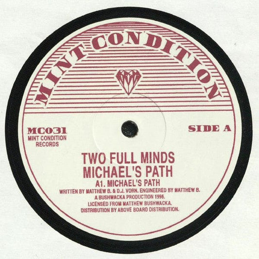 Two Full Minds - Michael's Path (12", EP, RE) Mint Condition (2)