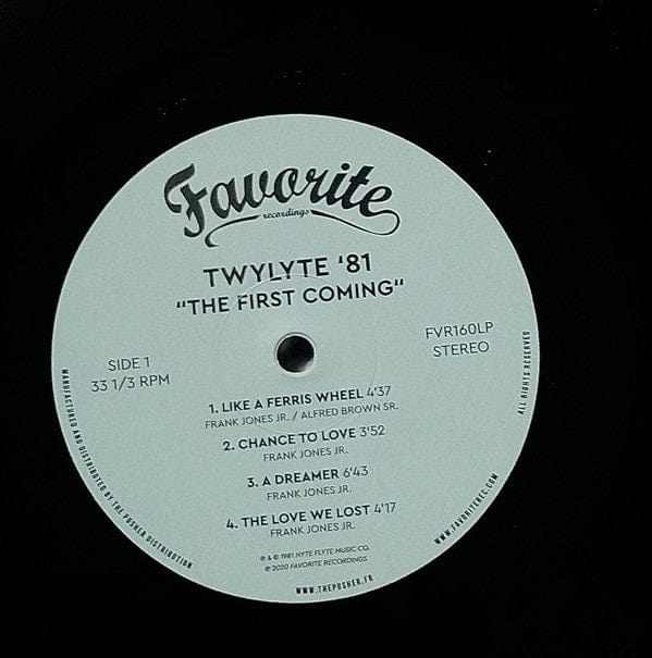 Twylyte '81 - The First Coming (LP, Album, RE) Favorite Recordings none