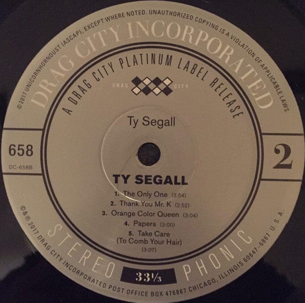 Ty Segall - Ty Segall (LP, Album) Drag City