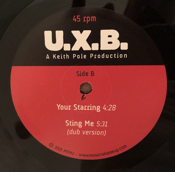 U. X. B. - Sting Me (12") MTMU