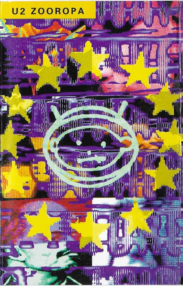 U2 – Zooropa (Cassette, Island Records, 1993) Front Cover