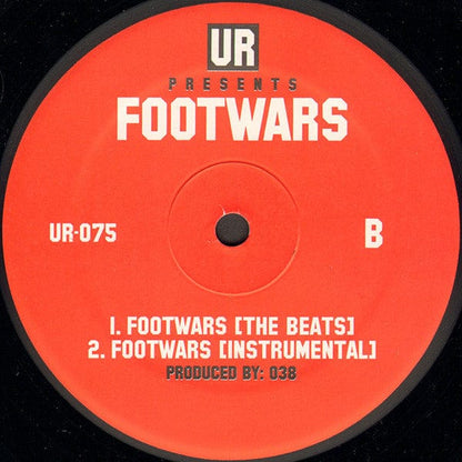 Underground Resistance - Footwars (12") Underground Resistance Vinyl