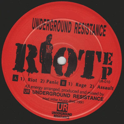 Underground Resistance - Riot EP (12", EP, RE) Underground Resistance