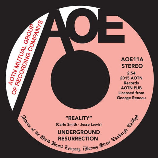Underground Resurrection - Reality (7") AOE Vinyl