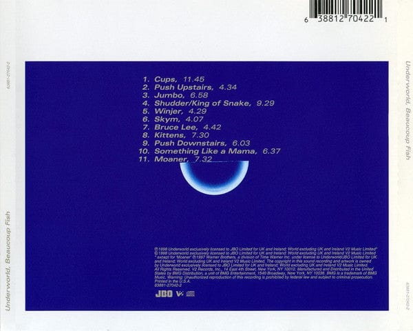 Underworld - Beaucoup Fish (CD) V2,JBO CD 638812704221