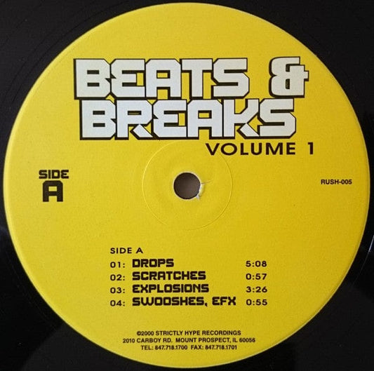 Unknown Artist - Beats & Breaks Volume 1 (12") Strictly Hype Recordings