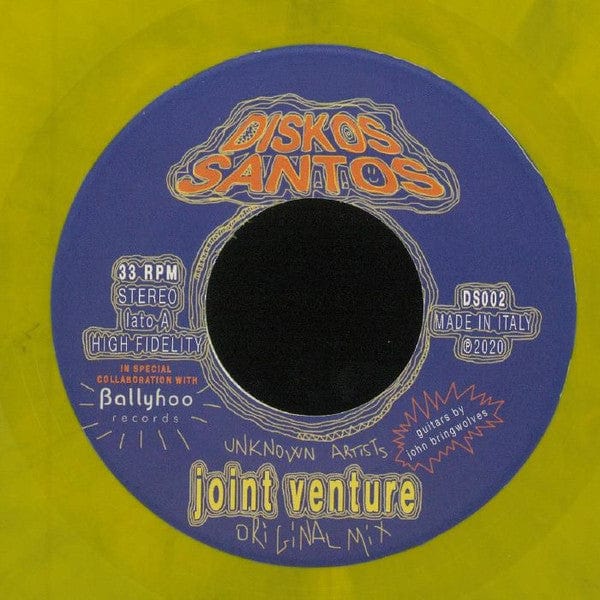 Unknown Artist - Joint Venture (7") Diskos Santos, Ballyhoo Vinyl