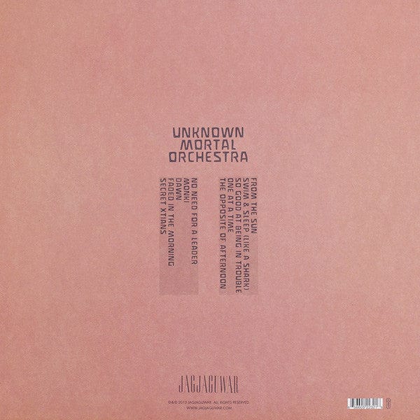 Unknown Mortal Orchestra - II (LP) Jagjaguwar Vinyl 656605223216