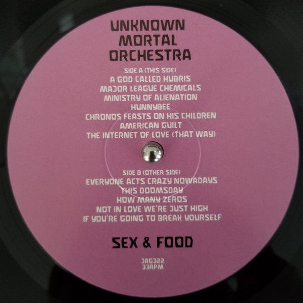 Unknown Mortal Orchestra - Sex & Food (LP) Jagjaguwar Vinyl 656605232218