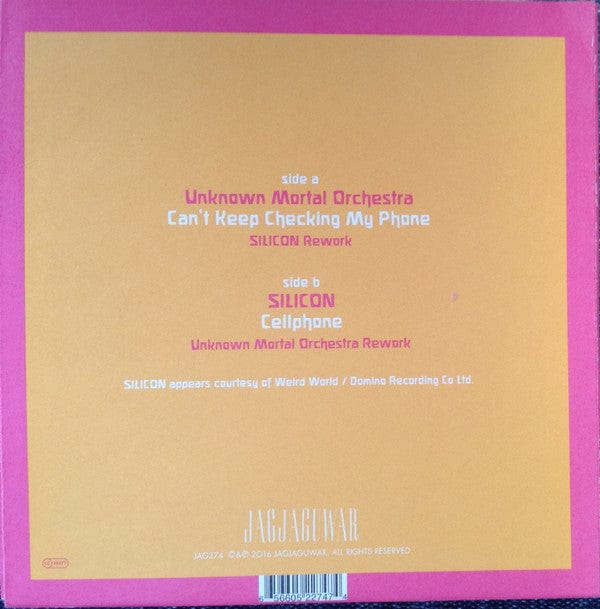 Unknown Mortal Orchestra / SILICON (9) - Phone (7") Jagjaguwar Vinyl 656605227474