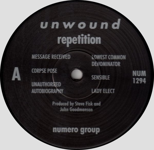 Unwound - Repetition Numero Group 825764609418