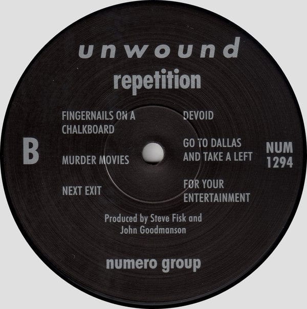 Unwound - Repetition Numero Group 825764609418