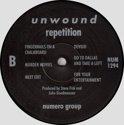 Unwound - Repetition Numero Group 825764609418