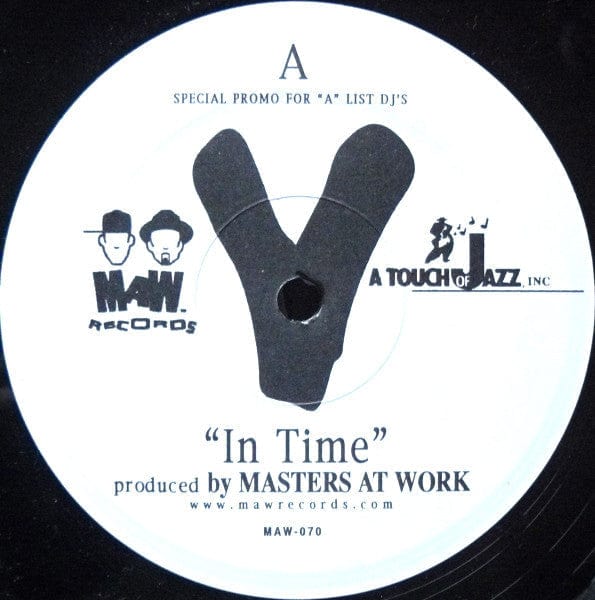 V - In Time (12", Promo) MAW Records