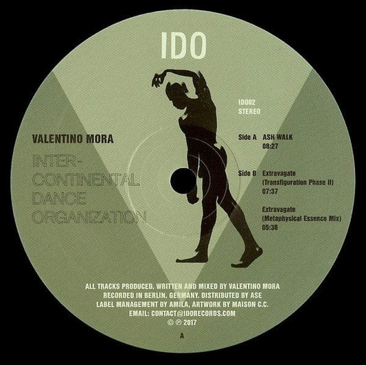 Valentino Mora - Ash Walk (12") IDO Vinyl