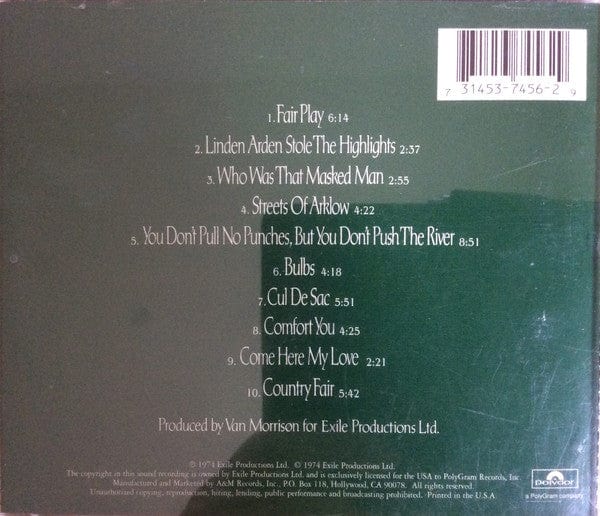 Van Morrison - Veedon Fleece (CD) Polydor CD 731453745629