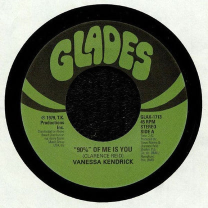 Vanessa Kendrick / Gwen McCrae - "90%" Of Me Is You (7") Glades