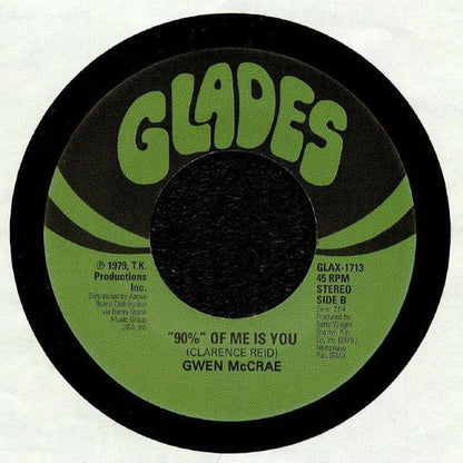 Vanessa Kendrick / Gwen McCrae - "90%" Of Me Is You (7") Glades